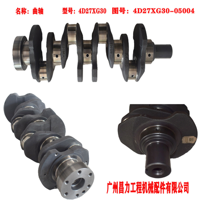 4D27XG30-05004 Crankshaft 4D27G31 Bagian Mesin Xinchai